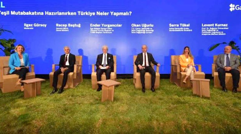 “İhracatta Sürdürülebilir Gelecek” için bu kez İzmir’deydik. Daha az karbon emisyonu, daha yaşanabilir bir dünya için bir araya geldik. <a href="/garantibbva/">Garanti BBVA</a> öncülüğünde gerçekleşen etkinlikte, “Avrupa Yeşil Mutabakatı’na Hazırlanırken Türkiye Neler Yapmalı?” panelinde bir araya geldik.