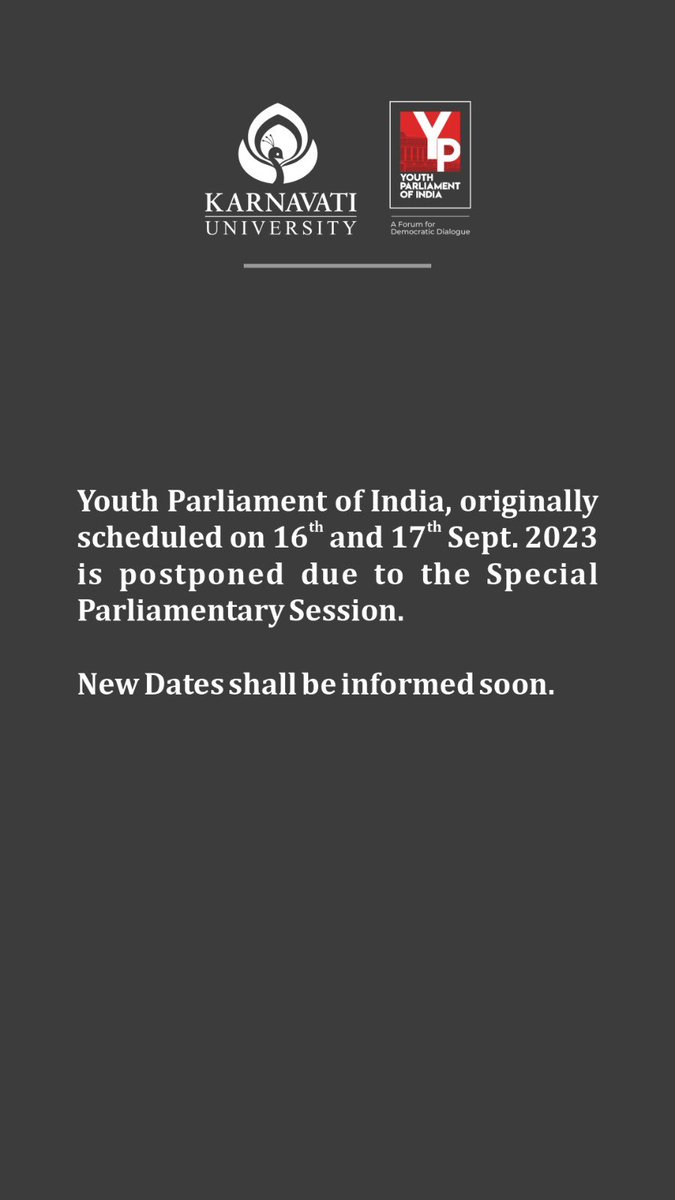 Youth ParliamentOf India - a dialogue of Democracy tweet media