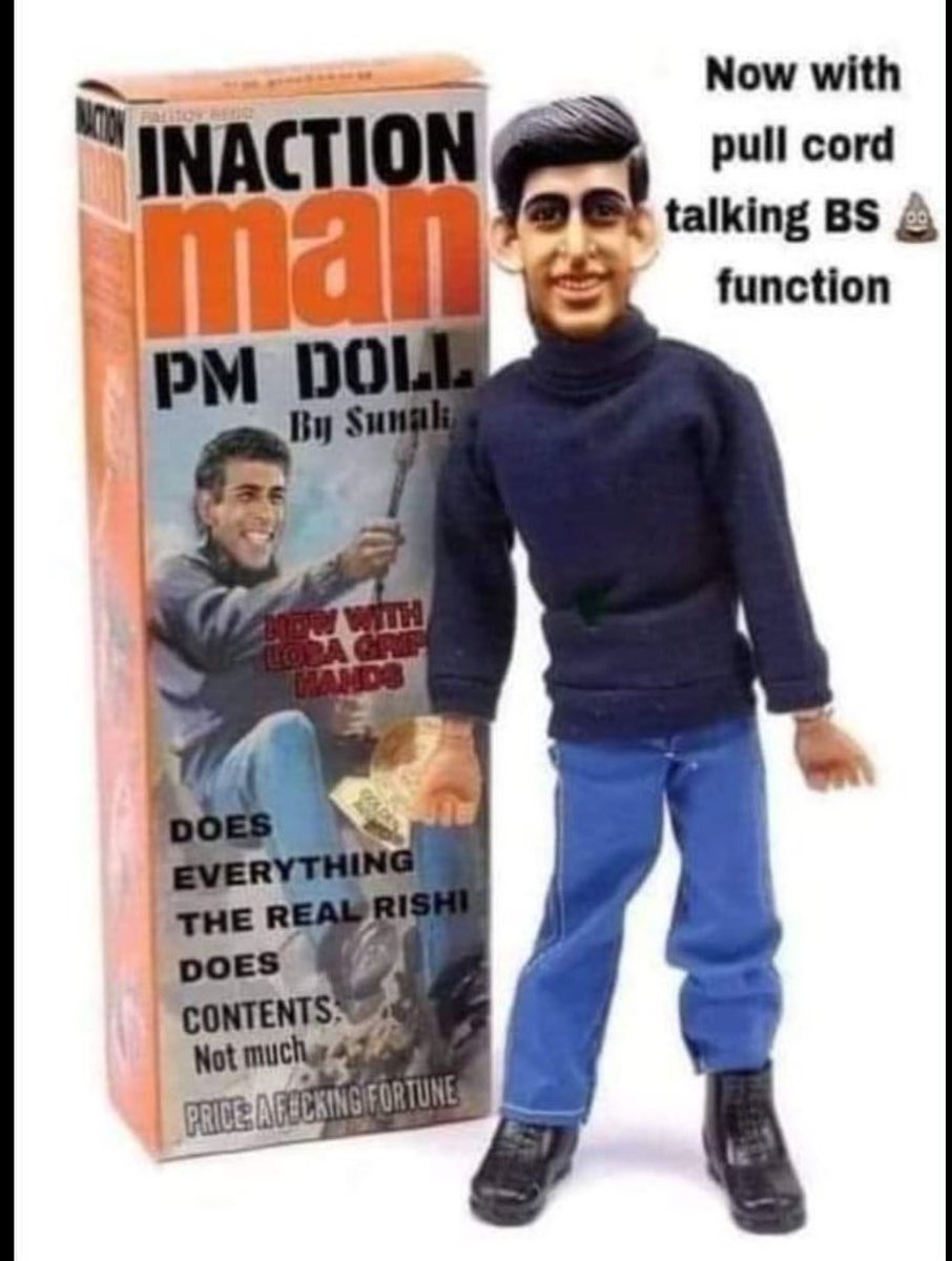 turner_kevin's tweet photo. Tell us how Inaction Man Sunak got to his latest photo op in N Devon. Was it by helicopter by any chance? #InactionMan https://t.co/0Y7NbSneV9