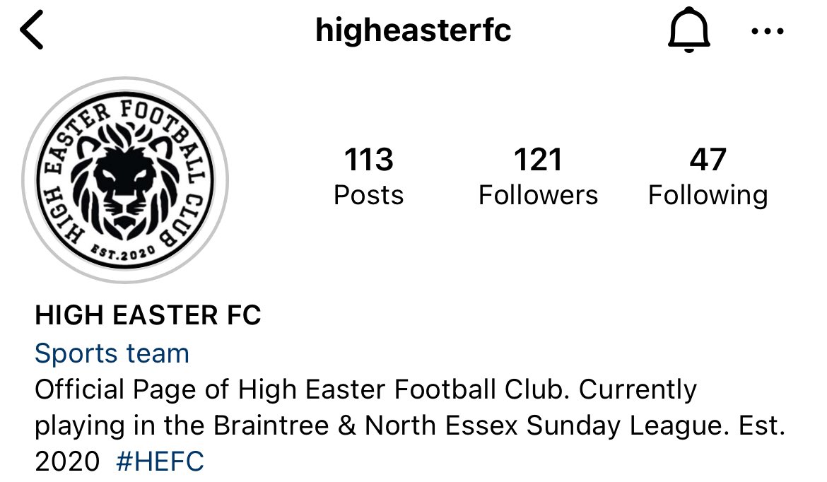 Follow us on our Instagram page! ⬇️⬇️⬇️

instagram.com/higheasterfc?i… 

#HEFC #Instagram #SundayLeague #Football #Essex