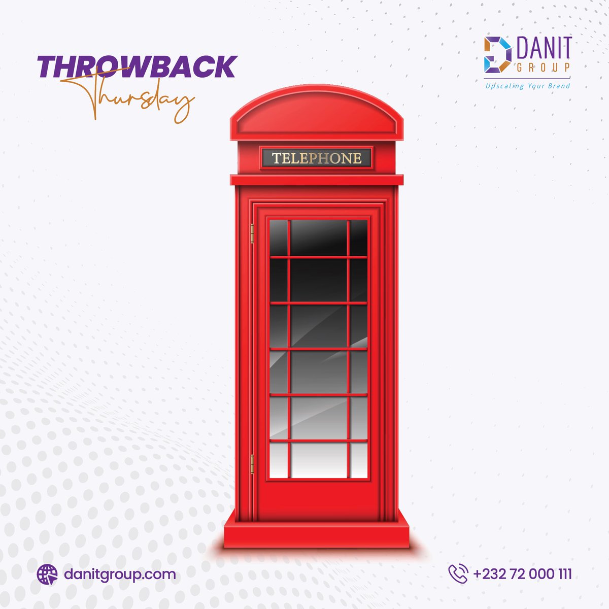 DanitGroup's tweet photo. Throwing it way back to the days of dialing in for success!  Remember when payphones ruled the streets? At Danit Group, we're all about evolving with the times, but it's fun to reminisce.  #ThrowbackThursday #DanitGroup #DigitalMarketing https://t.co/kNdNcDR4OL