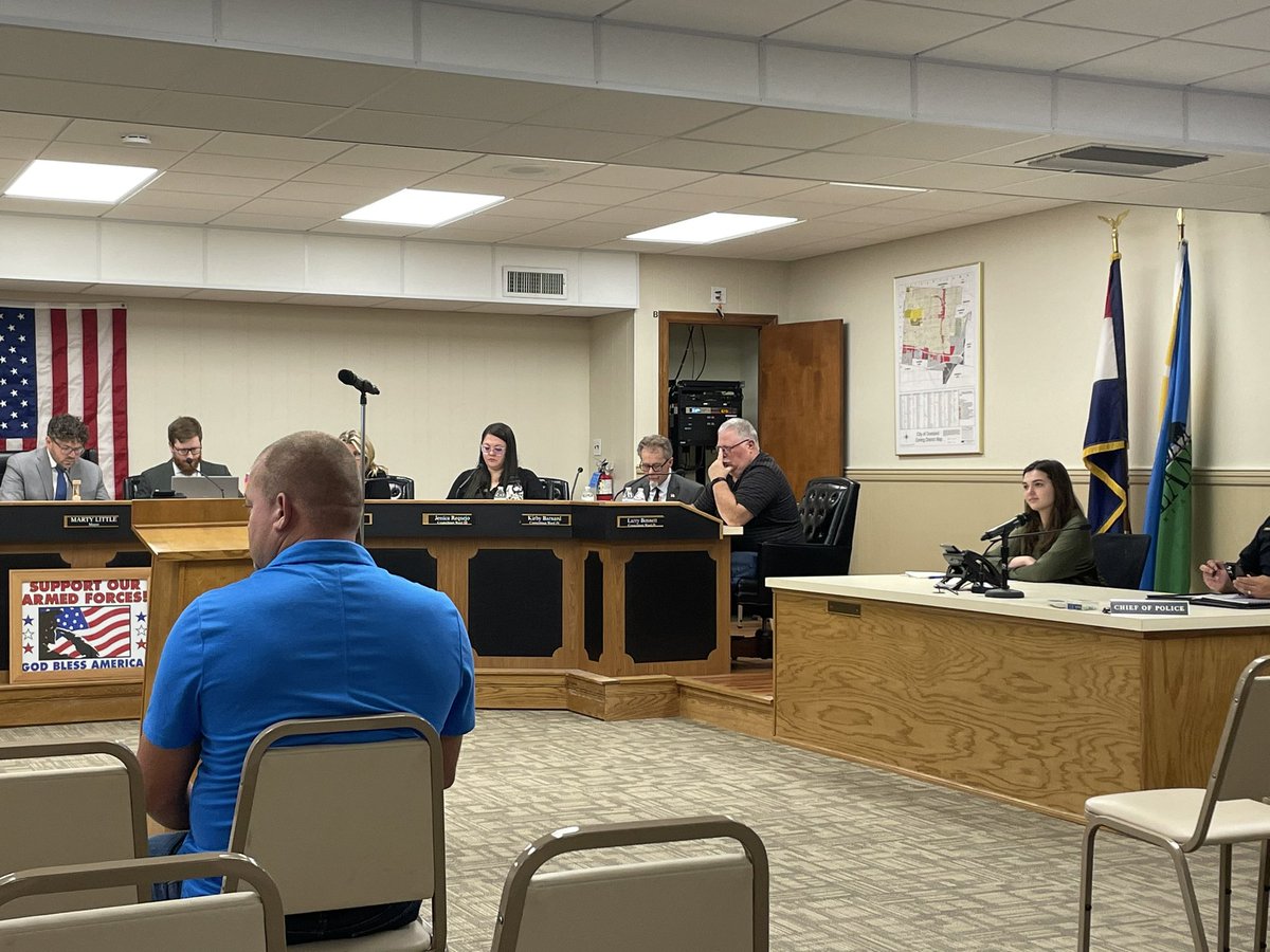 RHS senior Cailan Wooten being seated as a student representative on the Overland City Council.  Partnering with our municipalities to ensure student voice is in the room when important decisions are made.
