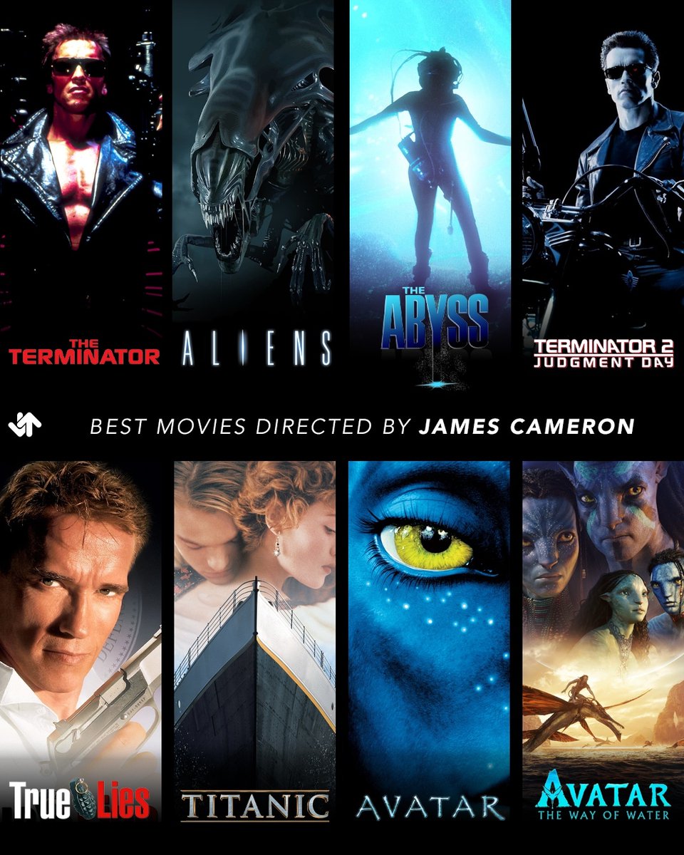 moviesnowtv's tweet photo. Nothing but superhits and chartbusters of James Cameron. 💥

Which one of his films is your favourite❓

#TheTerminator #Avatar #Avatar2 #Titanic #Aliens #TheAbyss #TrueLies2 #Terminator2 #Movies #ActionMovies #Actors #HollywoodActor #HollywoodMovies #EnglishMovies #Hollywood https://t.co/85m8t95a39