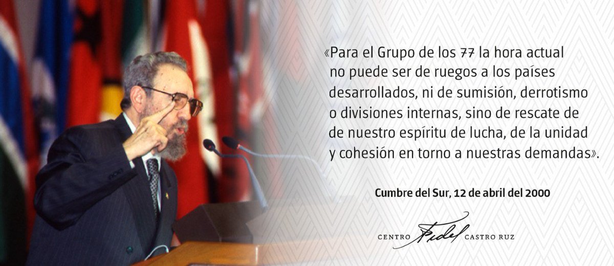 #CubaG77
Retos actuales del desarrollo: Papel de la Ciencia, la Tecnología y la Innovación