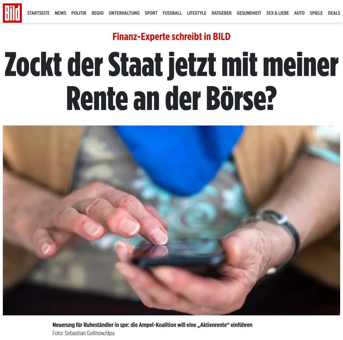 CPramhofer's tweet photo. Aktien = Zocken - Dieses Mindset muss endlich überwunden werden!
Aktien sind reale Anteile an Unternehmen, deren Maschinen, Ideen und deren Erfolgen.
Ich traue unseren innovativen Unternehmen jedenfalls mehr als dem staatlichen #Pyramidenspiel namens „#Umlagesystem“ https://t.co/VnEa53byw5