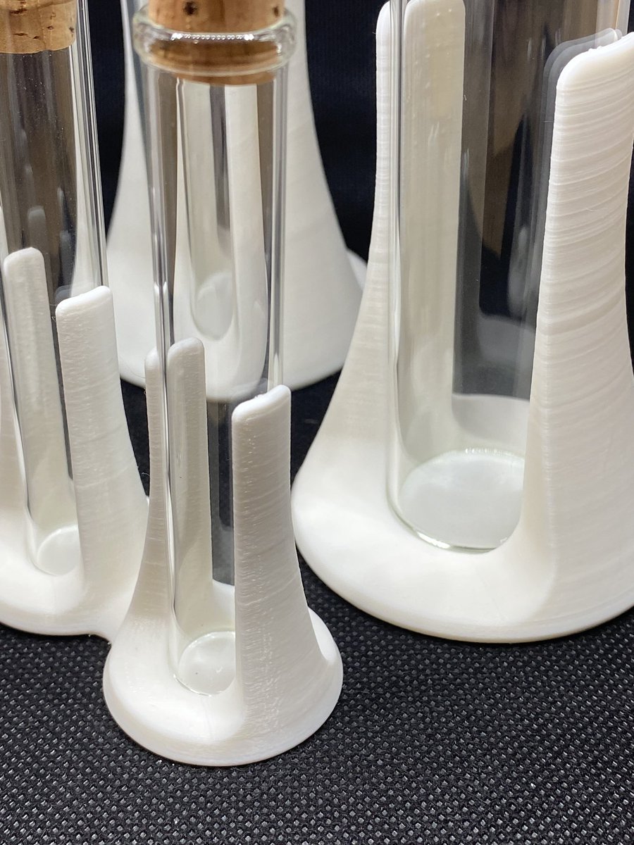 TDF_design's tweet image. I designed TEST TUBE STAND.

The design concept is “STYLISH SUPPORTING ROLE”
Because the test tube is the main role.

試験管スタンドをデザインしました。

デザインコンセプトは「スタイリッシュな脇役」です。
あくまで試験管が主役ですので。

#3Dプリンター #FDM