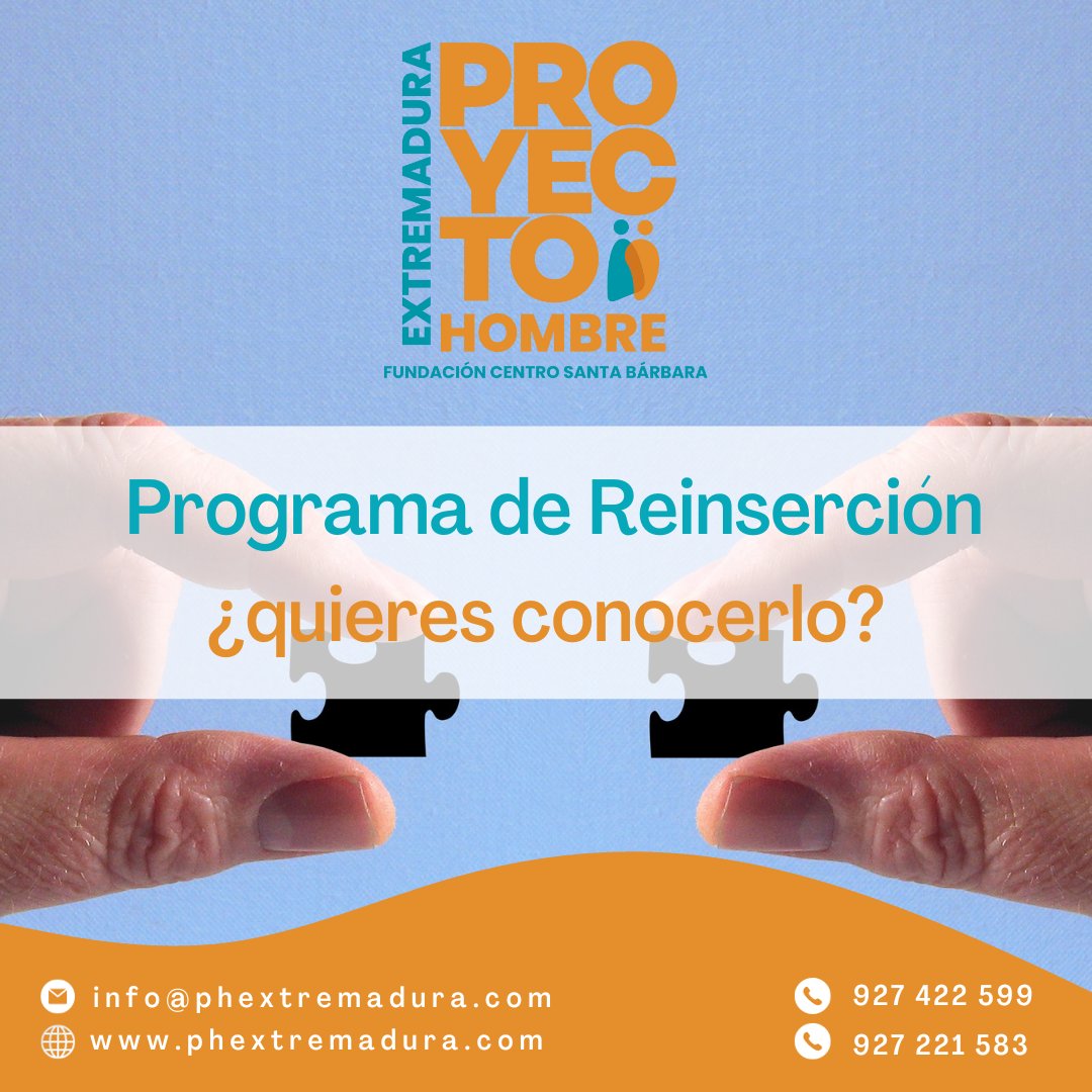 Programa de Reinserción

¿Qué es?

Es un recurso ambulatorio donde la persona consolida su proceso de integración y reinserción familiar, social y laboral además de ir alejándose del programa terapéutico...

+info en phextremadura.com
