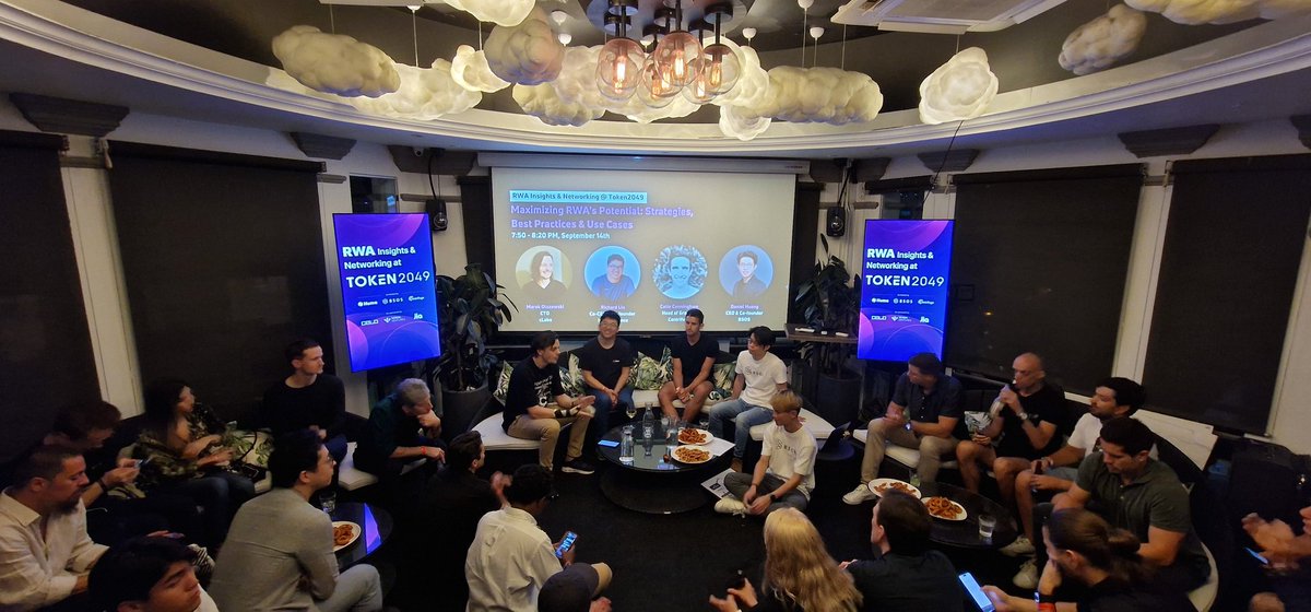 RequestNetwork's tweet photo. So good to see our ecosystem builders connect and share knowledge! If you haven't checked them out, do so right now: @humafinance and @BSOSTech ❤️ https://t.co/4wGmUSfIka