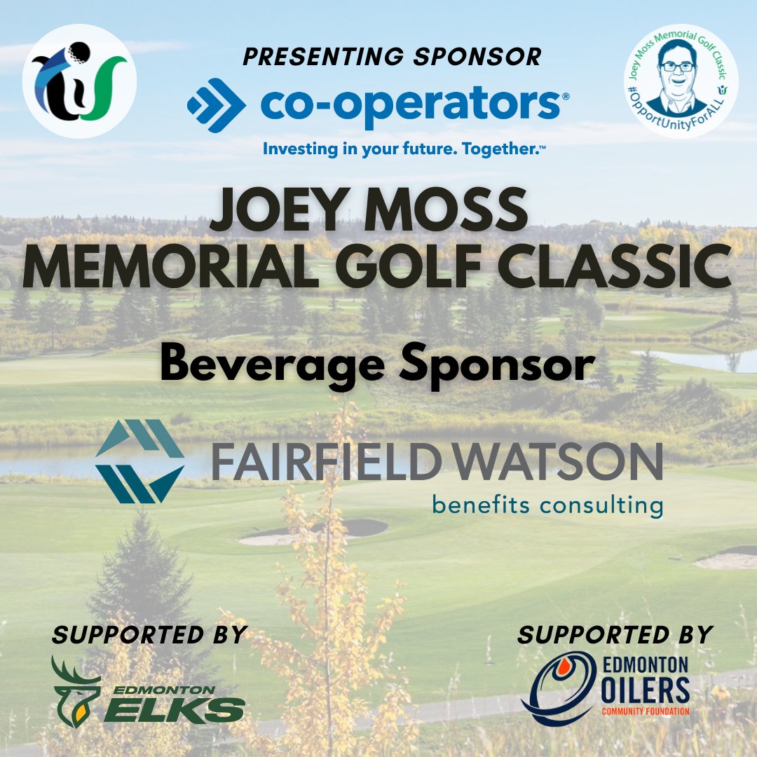 We're so excited to welcome <a href="/FairfieldWatson/">Fairfield Watson</a> as a beverage sponsor for the Joey Moss Memorial Golf Classic! 🎉 Refreshments and amenities will be provided all day long, so come join us for a day of fun in the sun. 🏌️ 🏆ow.ly/Jxb650PJ0L0 #joeymoss #winnifredstewart