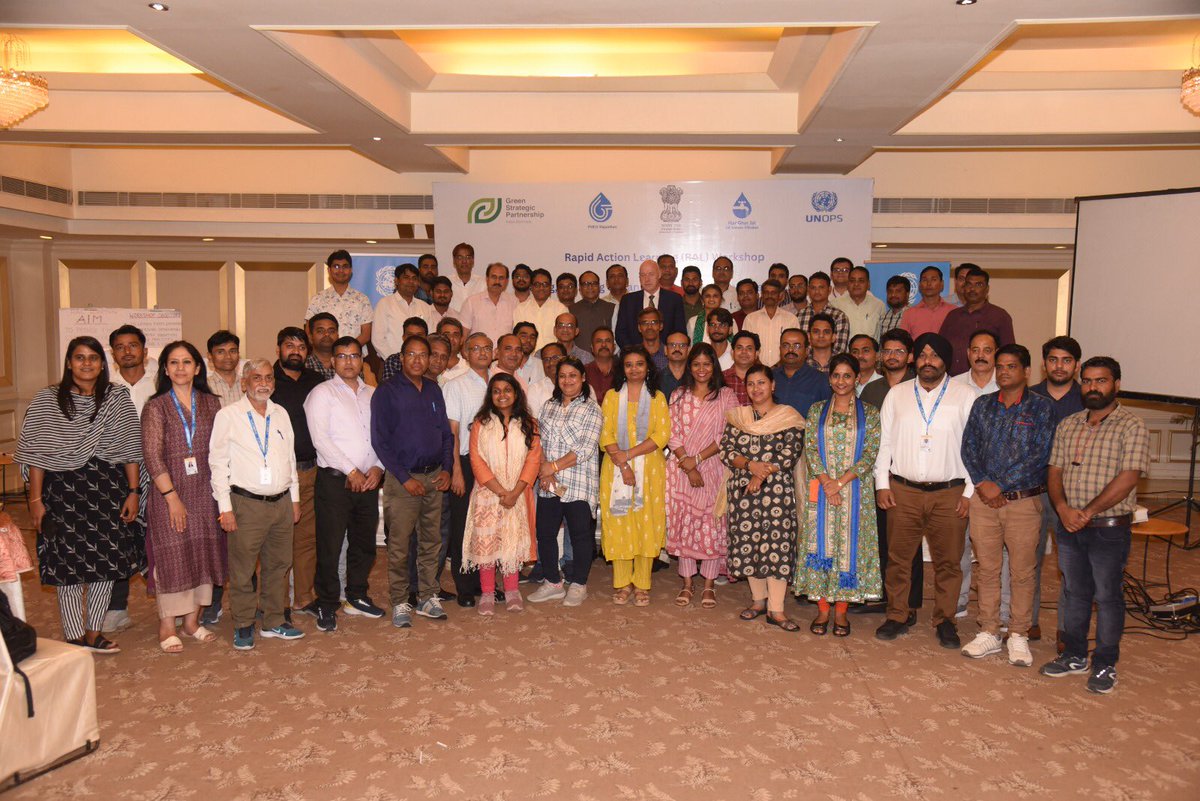 svane_freddy's tweet photo. Attending the UNOPS workshop on #rapidactionlearning. Water safety. @HarGharJal @MoJSDoWRRDGR @DenmarkinIndia https://t.co/2KmrWrvS7x