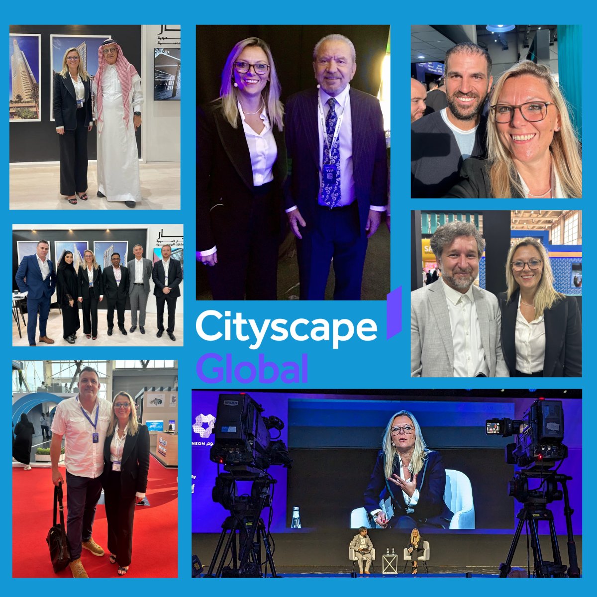 The #Cityscape Global exceeded all expectations🎉
I had a fantastic time on the main stage of the Middle East's biggest real estate event and an unforgettable experience to share the stage with Sir <a href="/Lord_Sugar/">Lord Sugar</a> and <a href="/cesc4official/">Cesc Fàbregas Soler</a> .🙂

#Digitaltwins #construction