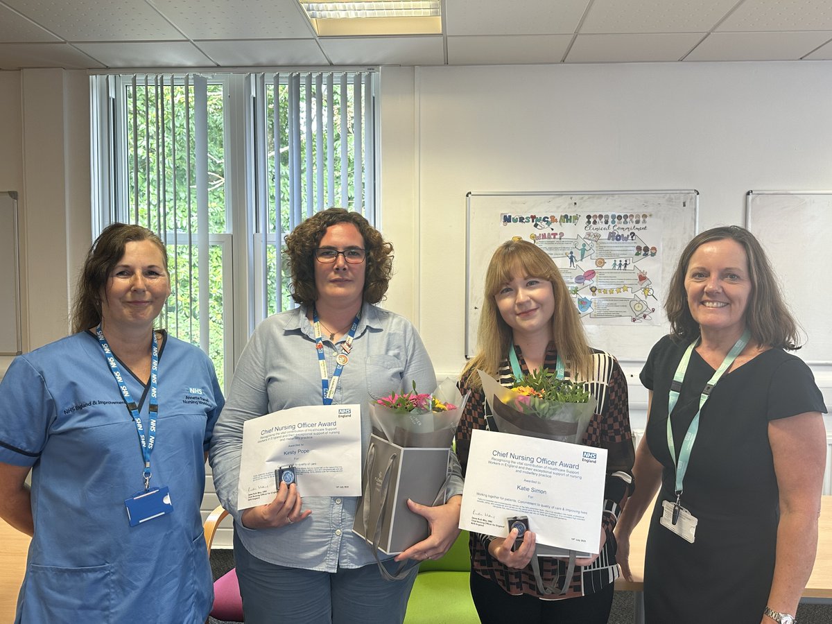 Hampshire and IOW Healthcare NHS Foundation Trust (@hiowh_nhsft) on Twitter photo Congratulations to Kirsty Pope, healthcare support worker from the Rivers Community Mental Health Team in Basingstoke and Katie Simon, senior rehab assistant for the falls prevention team, awarded <a href="/NHSEngland/">NHS England</a>
prestigious Chief Nursing Award for healthcare support workers. Congratulations to Kirsty Pope, healthcare support worker from the Rivers Community Mental Health Team in Basingstoke and Katie Simon, senior rehab assistant for the falls prevention team, awarded <a href="/NHSEngland/">NHS England</a>
prestigious Chief Nursing Award for healthcare support workers.