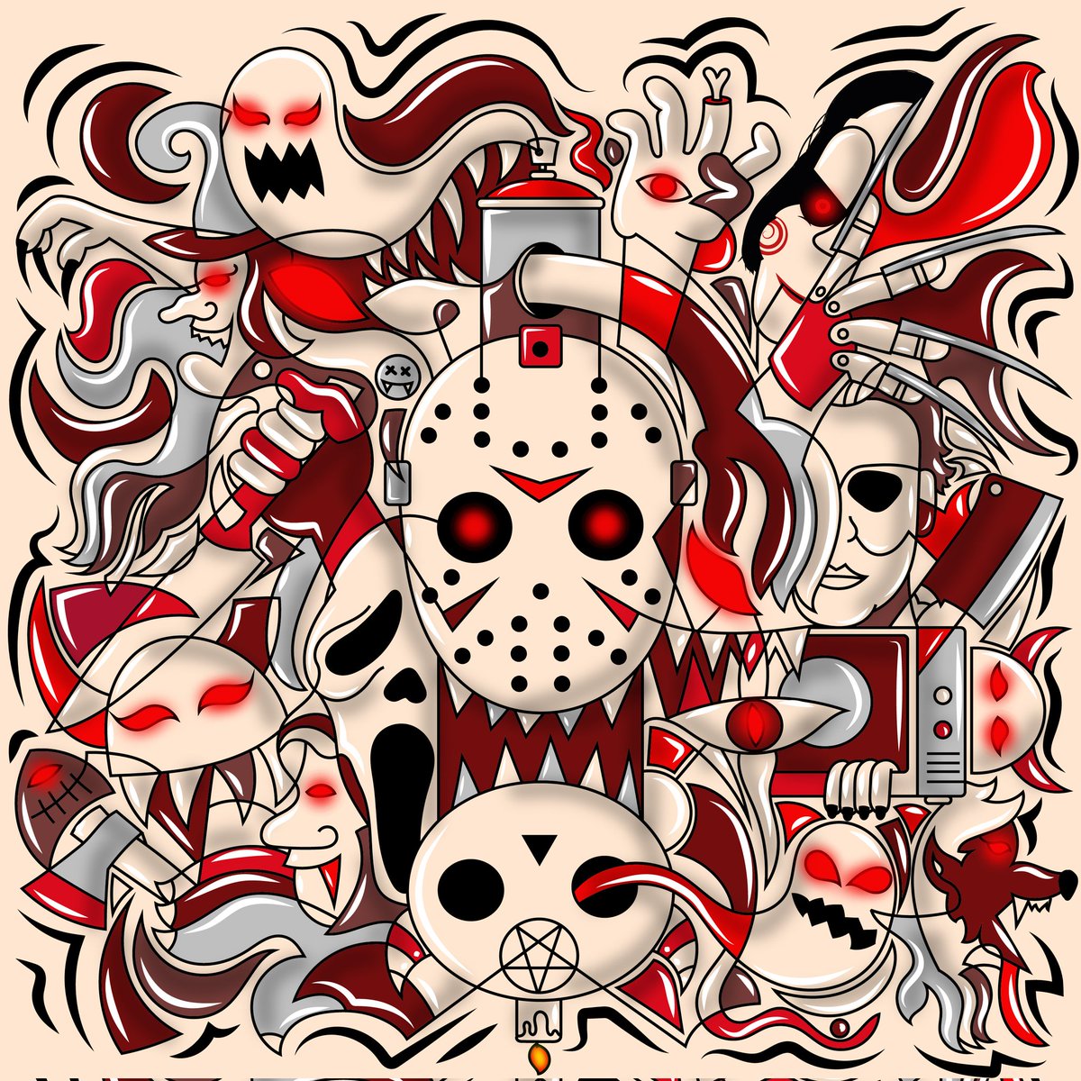 criptoface21's tweet photo. A big Thanks my Bro @Jaymboy22 for collecting an edition of "Horror Time" really appreciate your support 🙏💛

Halloween is coming, so get your edition 🔗⤵️

2/7

13 XTZ https://t.co/b6BoUVCA0n