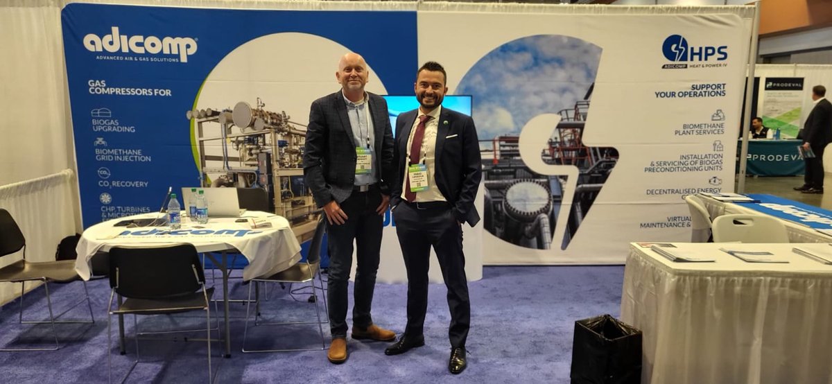 adicompspa's tweet photo. Last day at RNG WORKS!

Come to visit us and our partner @biogasupgrading  at Nashville Music City Center, booth 107.

#RNG #biomethane #biogas #nashville #USA #RNGWORKS2023 https://t.co/136bTxfZki