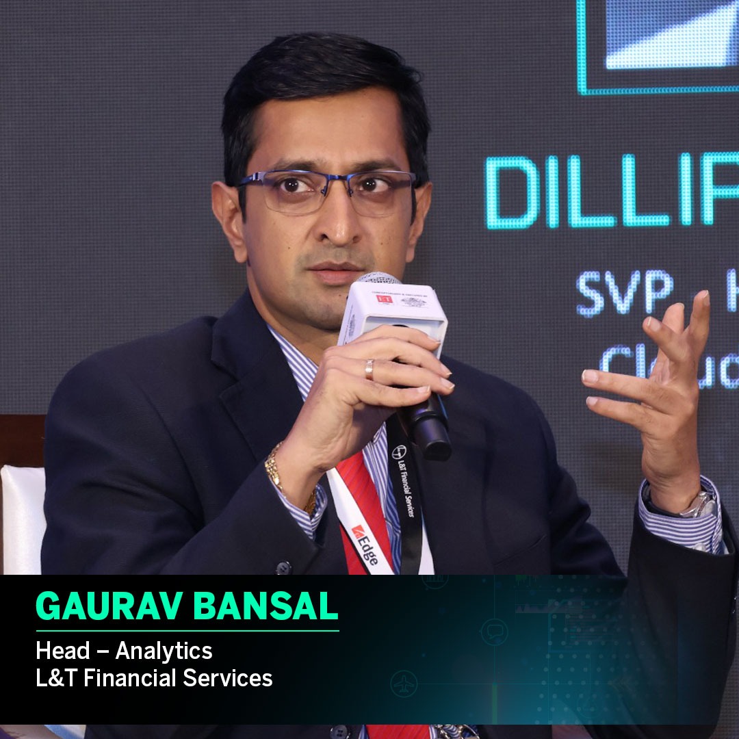 ET_Edge's tweet image. &quot;Alternate data usage is growing, and there are good advantages to it.&quot; - Gaurav Bansal, Head – Analytics, L&amp;amp;T Financial Services at BFSI Tech and Cybersecurity Summit 2023.

Know more: et-edge.com/conferences/bt…

#ETBTCS2023 #BFSITech2023 #BFSITech