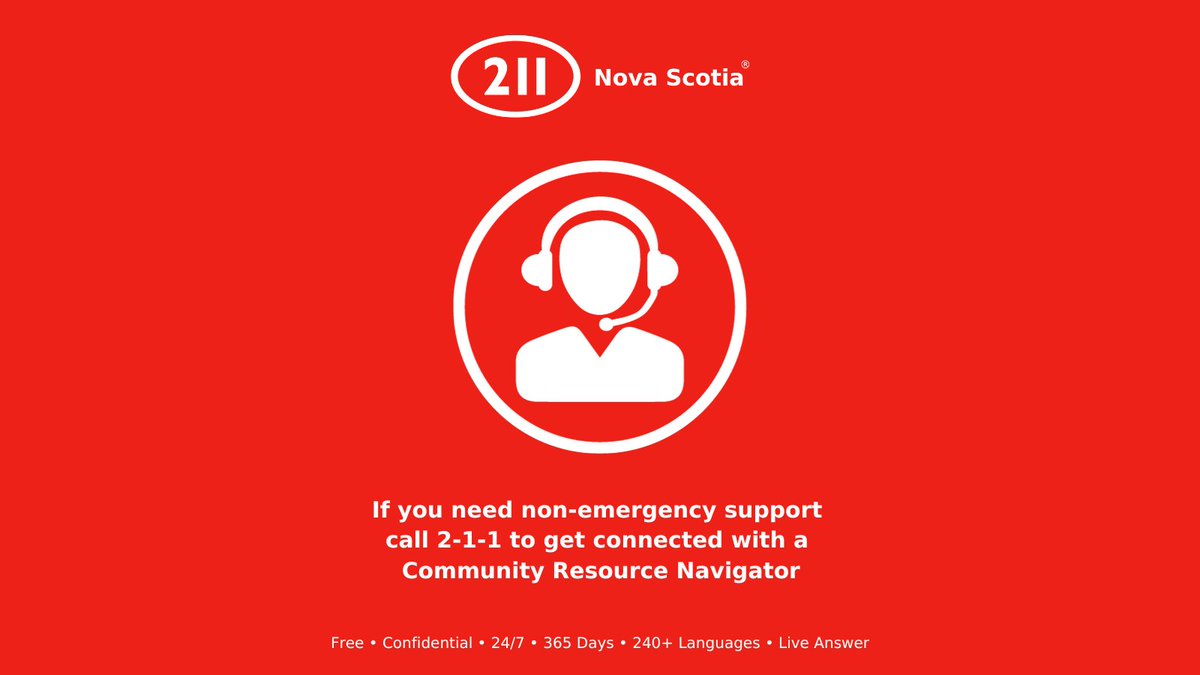 We're available 24 hours a day if you need non-emergency support including information on where to safely shelter from the storm. If you need emergency assistance, please call 911.