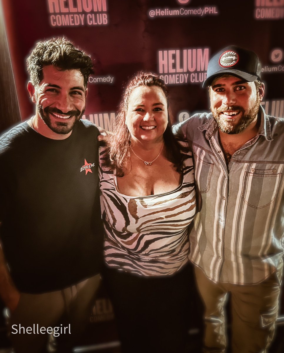 Shelleegirl's tweet photo. Joining Matt Rife these past few days were these 2 funny guys. @PaulElia and @itsalexcureau it’s was great having you. You 2 were awesome. Hopefully you’ll come back again soon!
#heliumcomedy https://t.co/eqaLipnFX0