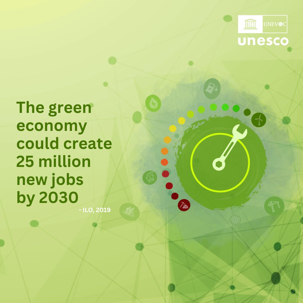 Without a skilled workforce as the backbone, innovative green sectors cannot grow &amp; the desired green jobs &amp; employment effects cannot be created.

The #TVET sector must ensure that curricula, standards &amp; teaching strategies align with today's green skills demands. #DialogueForum
