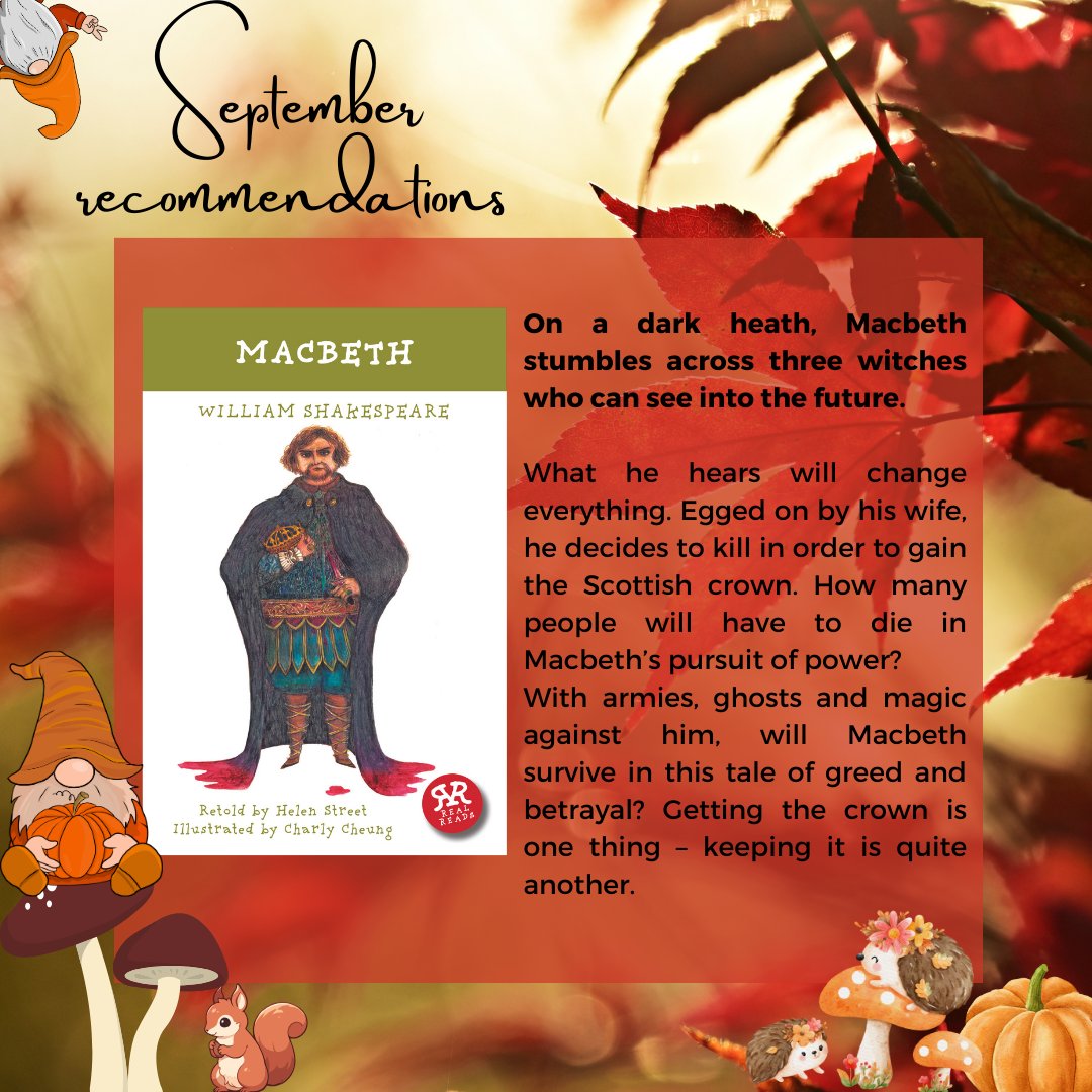 📚 Embrace the winds of change this September with our spellbinding trio of literary gems! From the treacherous ambition of Macbeth to the intricate tapestry of Little Dorrit and the epic adventure of Journey to the West. Which one will you dive into first? 🍂