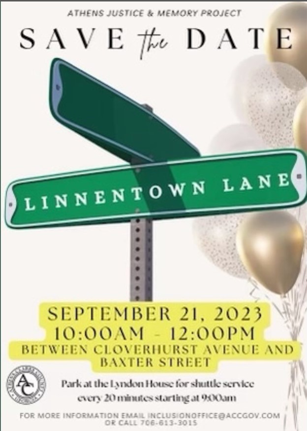See you one week from today for the naming of Linnentown Lane, honoring the fortitude of the neighborhood's residents and their descendants in seeking justice.
