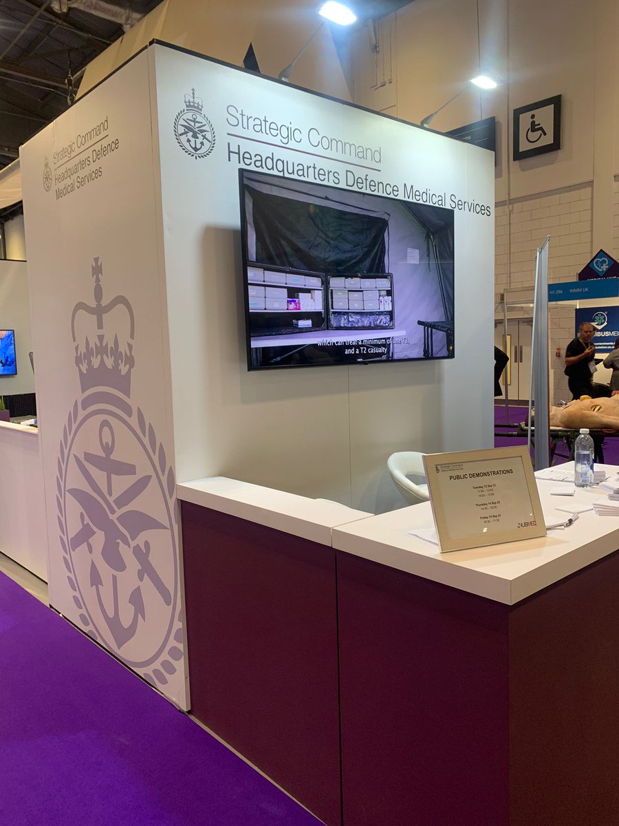 DMS_MilMed's tweet photo. The DMS @DSEI_event 2023 was thrilled to welcome MPs representing the Armed Forces Parliamentary Scheme to the DMS stand, where they witnessed demonstrations and heard about life-saving innovation. 

@JHubMED_Defence #FutureDMS @UKStratCom 

A successful #DSEI for the #DMS 👏 https://t.co/dtCIyBiSXZ