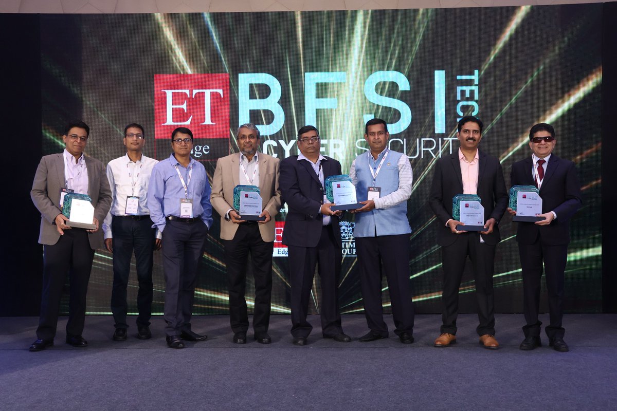ET_Edge's tweet image. Celebrating our BSFI Tech and Cyber Security champions at #ETBTCS2023!

Know more: et-edge.com/conferences/bt…

#ETBTCS2023 #BFSITech2023 #BFSITech