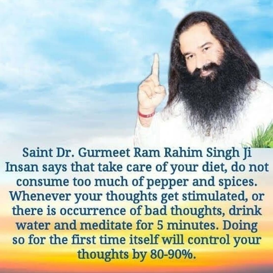 AnjuSai00216776's tweet image. Science says that we use hardly 5-10% of our brain&apos;s capabilities. Meditation unravels and awakens the untouched parts of our brains, increasing the thinking capacity to 20% or even more
#TipsForHealthyRelationship
Saint MSG Insan