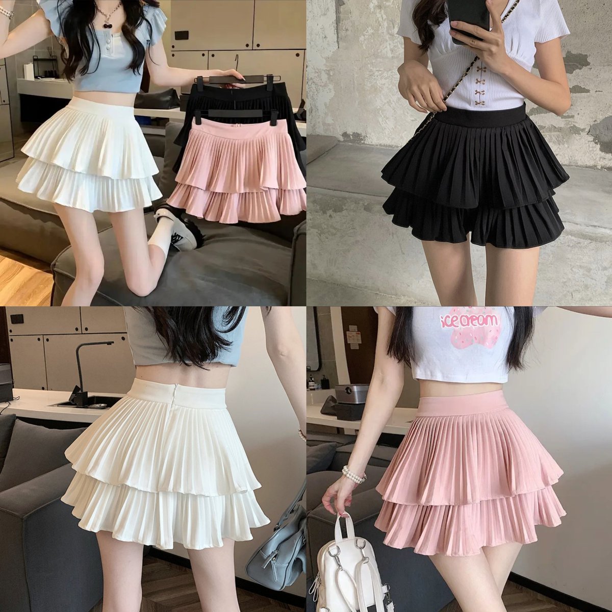 poppy_rjk's tweet photo. กระโปรงพลีท 2 ชั้นมีซับ ใส่สบายและสวยจ้าา https://t.co/v3jBbCNy3d