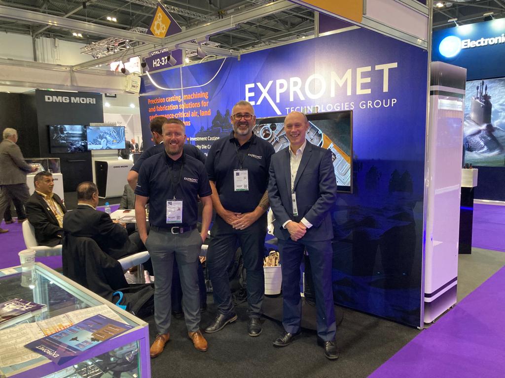 waypointdigital's tweet photo. Representing our client Expromet Technologies Group Ltd. at the @DSEI_event exhibition at the ExCeL London. Here is Adam Richards with Robert Williams and Lachlan Buirds on the Expromet stand!

#dsei2023 #dsei #exhibitionmarketing #TradeShowInsights https://t.co/xdEbGOjP7r
