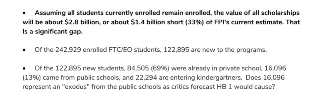 Step Up responds to <a href="/FloridaPolicy/">Florida Policy Institute</a> and others confirming, as predicted, 87% of HB1’s new universal FES-EO vouchers are going to students never enrolled in public schools. The snark in SUFS’s letter is palpable. 
FYI @joshcowenMSU 
drive.google.com/file/d/1yyl80J…