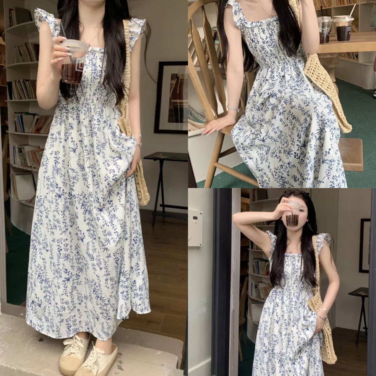 poppy_rjk's tweet photo. เดรสกระโปรงยาวแขนกุด ลายดอกไม้
ใส่สบายไม่ร้อน ราคาเบาเกินคุ้ม🩵🍭 https://t.co/ulz4zHG6uF