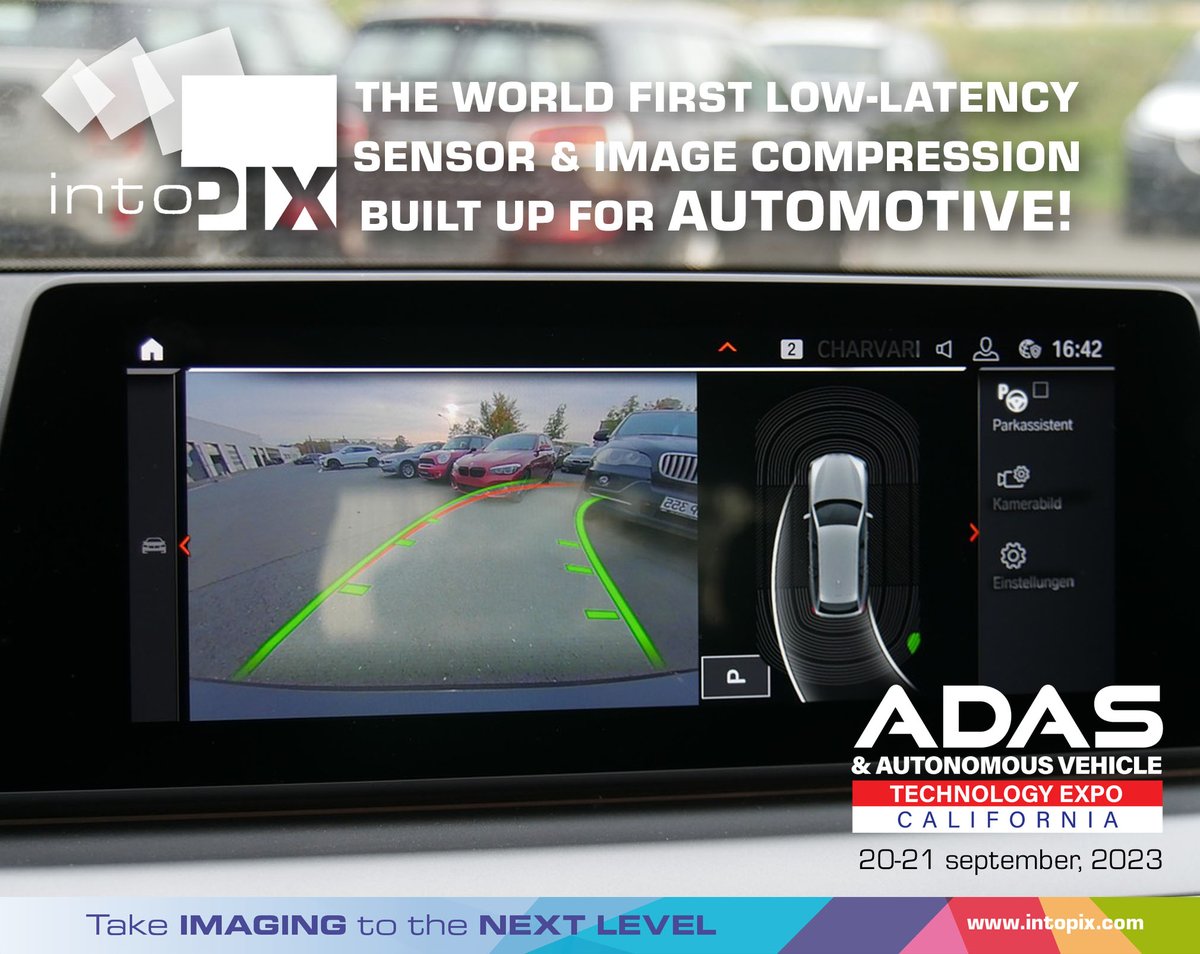 At @intoPIX, we're dedicated to unveiling a groundbreaking showcase at @avtexpo : Introducing the pioneering world of low-latency and low-bandwidth sensor transmission tailored for long-range #automotive applications🚗 zurl.co/4saI #ADAS #TicoRAW #autonomousvehicle