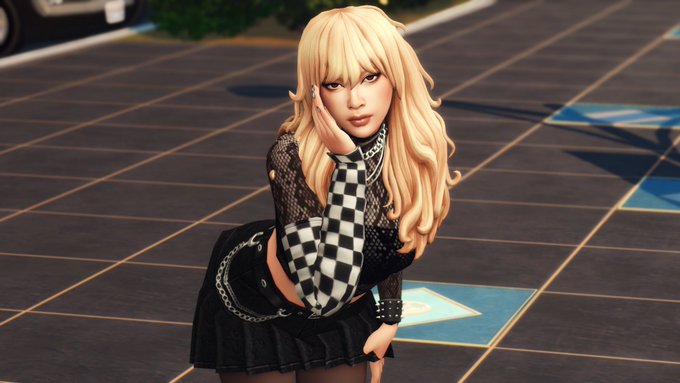 Just an EA generated townie I made into a baddie 😍 https://t.co/rkmpkDmdZp