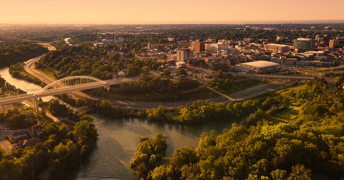 #Niagara Photo of the Week: An aerial view of downtown St. Catharines.

Thanks for sharing Bill Augerman, St. Catharines.