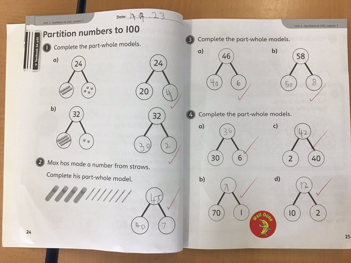 StPPPrimaryY2's tweet image. Using part-whole models was too easy for Year 2 today. 

Looks like we will have to try something even harder tomorrow!

#amazingmaths #welovemaths #placevalue