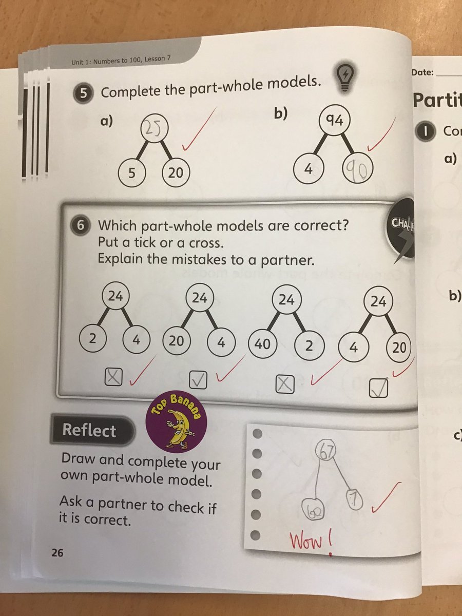 StPPPrimaryY2's tweet image. Using part-whole models was too easy for Year 2 today. 

Looks like we will have to try something even harder tomorrow!

#amazingmaths #welovemaths #placevalue