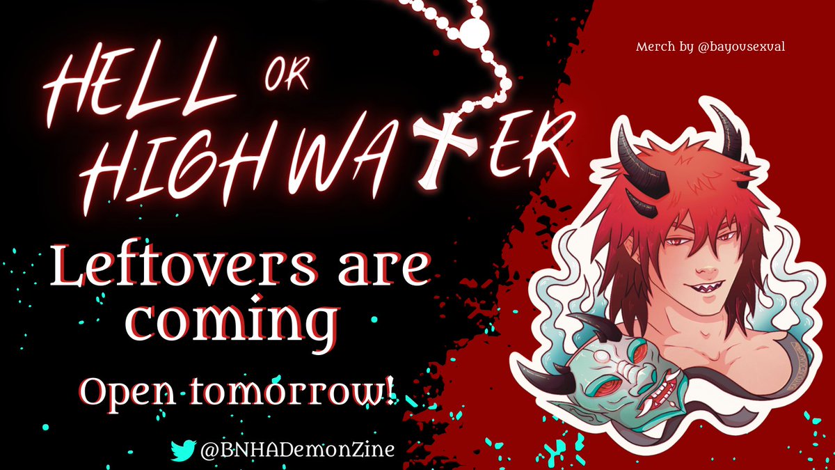 😱 The demon hoard is about to be unleashed!   

Leftovers for Hell or High Water open tomorrow! 🔥