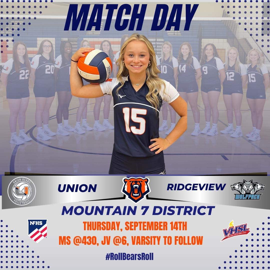 UnionBearsVBall's tweet photo. 🐻💙🧡🏐 https://t.co/t9OGO2QBX1