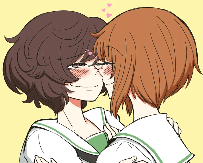 みほゆか愛の鼻ちゅっちゅ。 