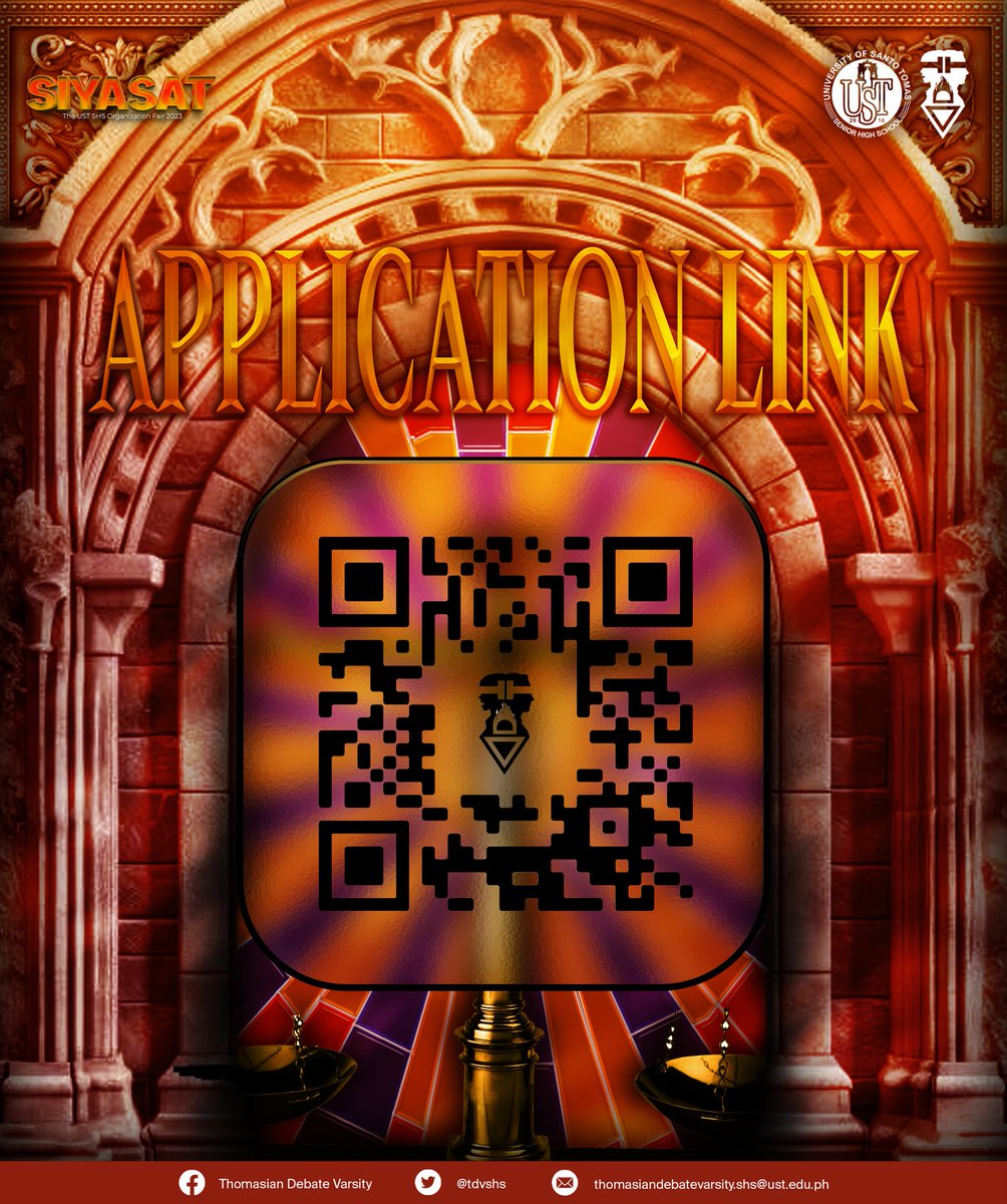 tdvshs's tweet photo. THE COURT IS NOW IN SESSION ⚖️

The S.Y. 2023-2024 membership applications for the Thomasian Debate Varsity are now OPEN! 🥳🎊

Do you have what it takes to be a Tiger Debater? 🐯

Apply here: 
https://t.co/DiDeydoYeJ
The Thomasian Debate Varsity wants to be your endgame. ❤️‍🔥 https://t.co/RSc4bkAIvq