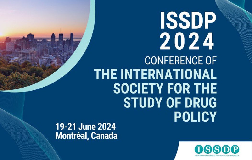 💥Save the date!💥

The 17th Annual Conference of the International Society for the Study of #DrugPolicy will be held in Montréal Canada 🇨🇦🍁🇨🇦 19-21 June 2024. Don’t miss this opportunity to join leading drug policy scholars &amp; practitioners from across the globe 🌍🌎

#ISSDP2024