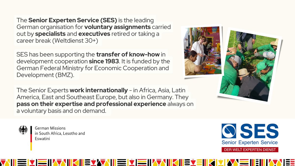 GermanyinSA's tweet photo. It was great to meet up with #SES (Senior Expert Service), @the_dtic &amp; @Seda_dsbd at the Embassy! Here a few facts on our cooperation. 🇿🇦🤝🇩🇪 #GermanyinSA https://t.co/6s9Yrvec4W