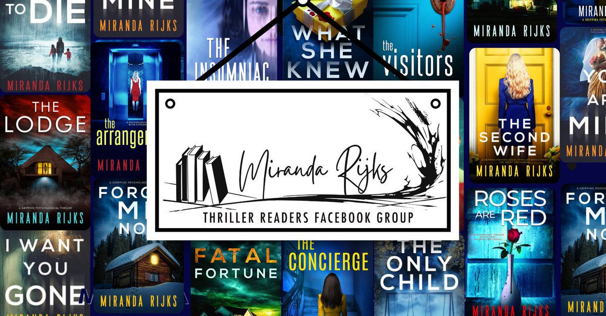 I've set up a Facebook Group to connect with thriller readers. It'll be full of giveaways, behind the scenes stuff plus recommendations of psychological thrillers by other authors. Please join us! facebook.com/groups/miranda… #psychological