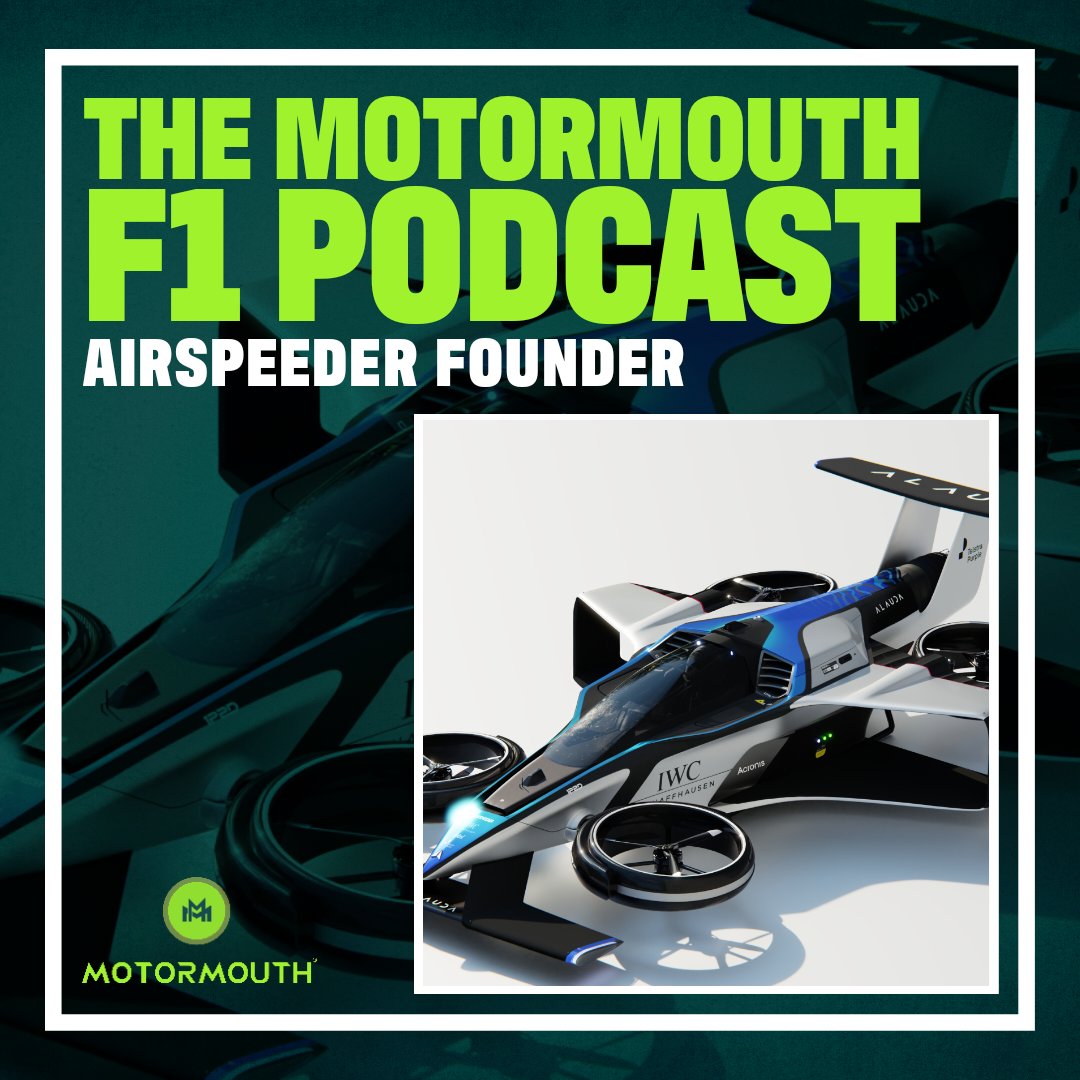 New Podcast 🎙

Flying cars of the future are here NOW! And they're racing them! 
🛸
Jack, co-founder of <a href="/AirspeederHQ/">Airspeeder</a> joined us for a chat 👇

pod.fo/e/1ee1bf