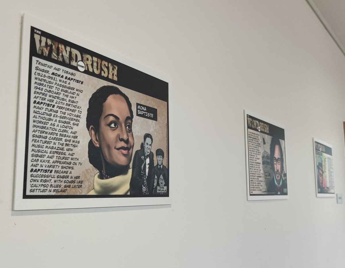 SouthwarkLibs's tweet photo. See original illustrations from the The Windrush Story project by TAYO Fatunla
Now on display at #CamberwellLibrary
Documenting 75 Years of Windrush history. https://t.co/7zKsFWadn4