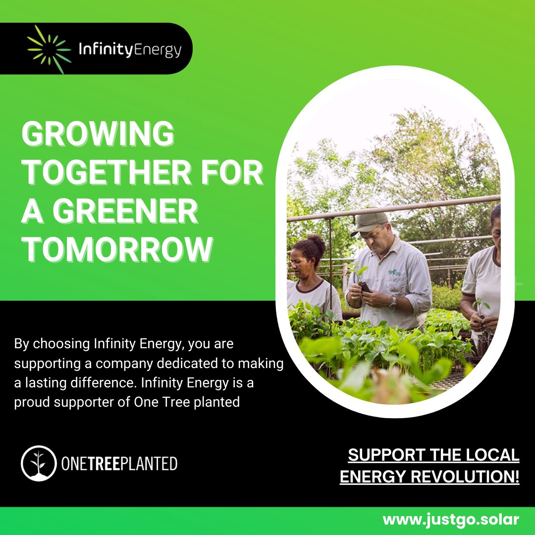Join us in our commitment to a sustainable future and let's create a greener world together!

Visit Us To Learn More: bit.ly/justgosolar

#RenewableEnergy #Sustainability #GreenFuture #justgosolar #InfinityEnergy #LocalEnergyRevolution