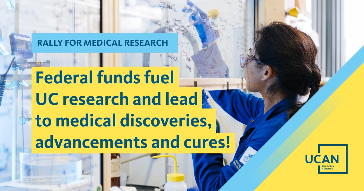 Today, <a href="/UofCalifornia/">University of California</a> &amp; <a href="/UofCAHealth/">University of California Health</a> advocates are on Capitol Hill for the #RallyMedRes, highlighting for Congress the importance of sustained funding for medical research, including at the <a href="/NIH/">NIH</a>. #UCinDC #FundNIH