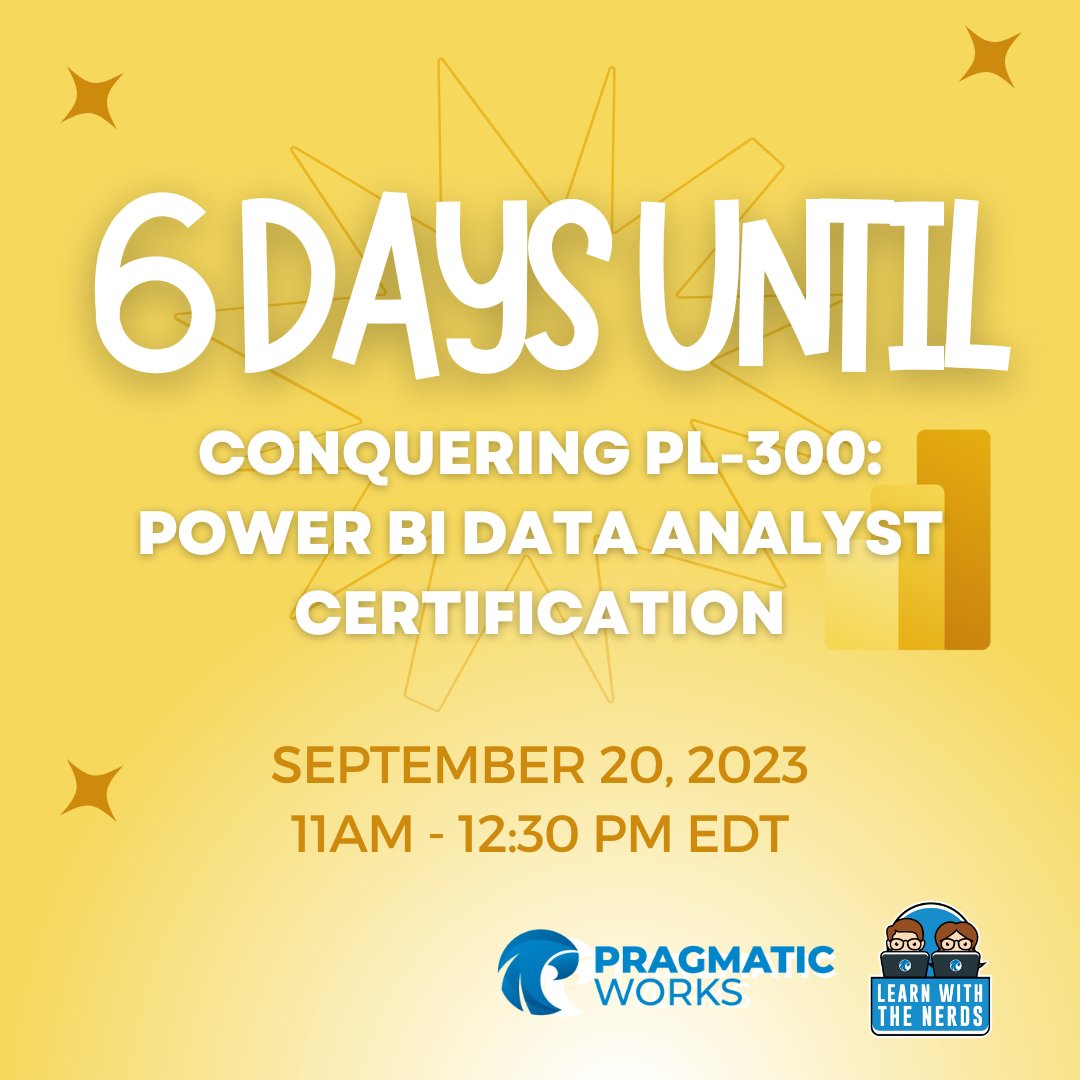 Whether you're a seasoned pro seeking the certification or a curious beginner eager to dive into the world of data analytics, this event has something for everyone!  #MicrosoftPartner #LWTN #PowerBI
Sign up here: bit.ly/45Piw3v