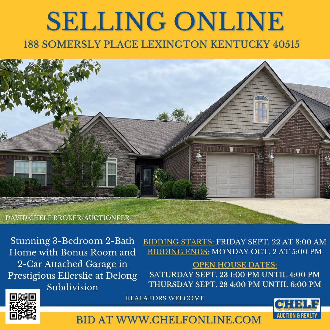 ChelfDavid's tweet photo. Great opportunity for someone looking for a home in Lexington, Kentucky! Call Today to Schedule a Preview 270-791-5021 https://t.co/lbbhf6D9Cd