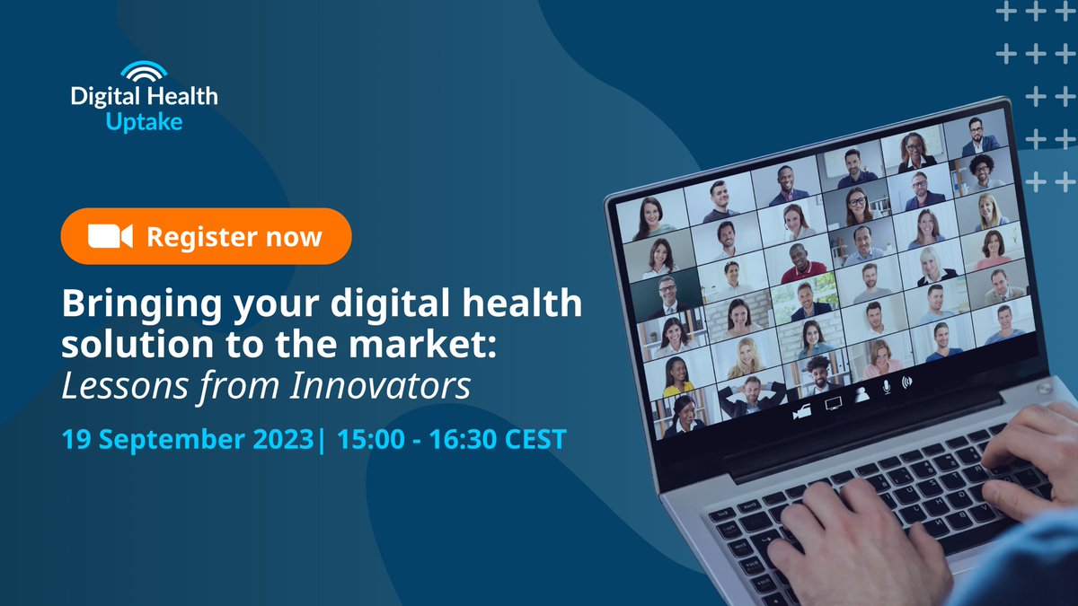 ⏰ Time to register for the <a href="/DHUptake/">Digital Health Uptake (DHU)</a> Webinar!

💡 Learn from #innovators, #Industry and #SME experts, Katarzyna Markiewicz from <a href="/Philips/">Philips</a> and Rita Campos from <a href="/F6S_Gov/">F6S Innovation</a> about effective #upscaling methods and tools🚀

Register today 👉 bit.ly/44DFlGx